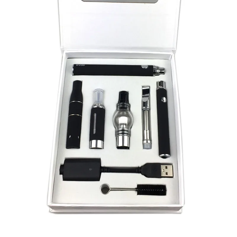 4 in 1 Vaporizer Kit Multi Atomizer MT3 Glass Cartridge Ceramic Coils Wax Dry Herb Thick Cbd Oil E Liquid Preheating Battery 4 in 1 Vaporizer Kit Multi Atomizer MT3 Glass Cartridge Ceramic Coils Wax Dry Herb Thick Cbd Oil E Liquid Preheating Battery