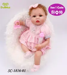 40 см настоящий ребенок силиконовые куклы Reborn дети Playmate подарок для девочек 16 дюймов baby Alive мягкие игрушки bebe Кукла реборн