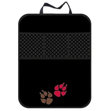 2 шт./лот заднее сиденье автомобиля защитная крышка дети анти Kick коврик подушка Органайзер