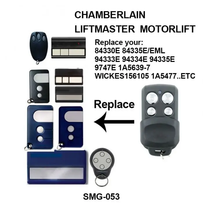 1 шт. дверь гаража дистанционное управление ключ портативный Замена для 94335E Liftmaster HSJ-19