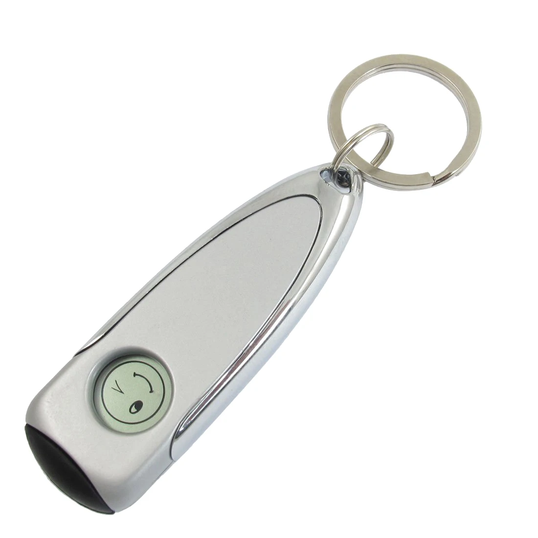 

Silver Tone LCD Anti-static Static Discharger with Metal Keyring
