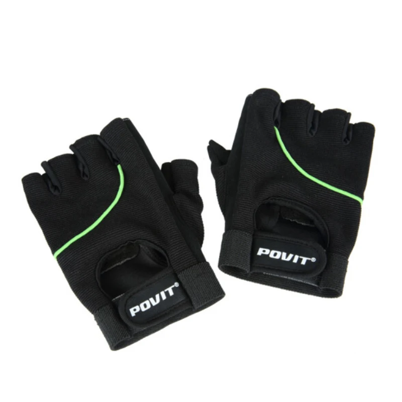 Povit 1 pair الاثقال لياقة قفازات النساء/الرجال رياضة كمال الأجسام اللياقة بممارسة الرياضة التدريب قفازات القفاز crossfit