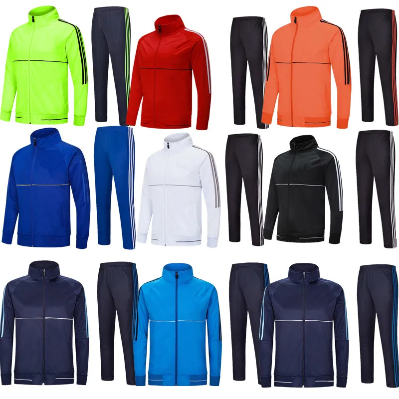 New men's and children's long sleeved soccer training clothes long ...