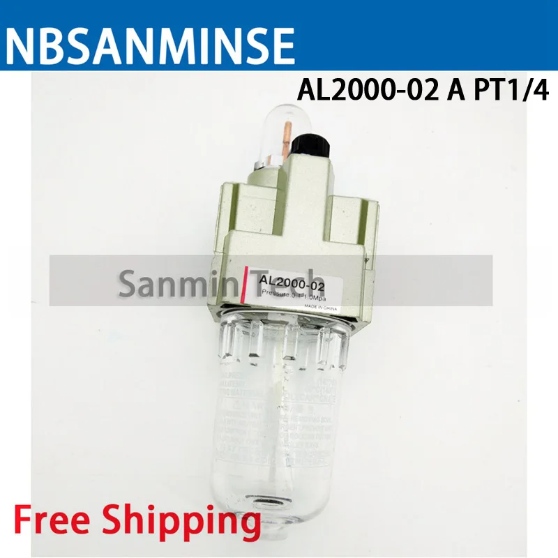 

Air Preparation Units 1/8 1/4 3/8 1/2 3/4 1 AL 2000 Lubricator Air Source Equipment SMC Type FRL Air Compressor Parts Sanmin