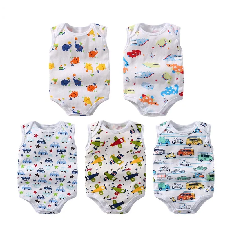 KAVKAS 5 piezas de algodón mamelucos de bebé de verano ropa de bebé niña, ropa de bebé niño ropa Bebe ropa de bebé recién nacido monos KAVKAS 5 piezas de algodón mamelucos de bebé de verano ropa de bebé niña, ropa de bebé niño ropa Bebe ropa de bebé recién nacido monos