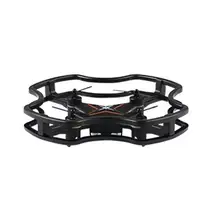 Altitude Hold 6 F15 Mini Quadcopter Giroscópio Eixo Sem Cabeça LEVOU Luz RC Zangão w/Dupla Camada Anel de Proteção