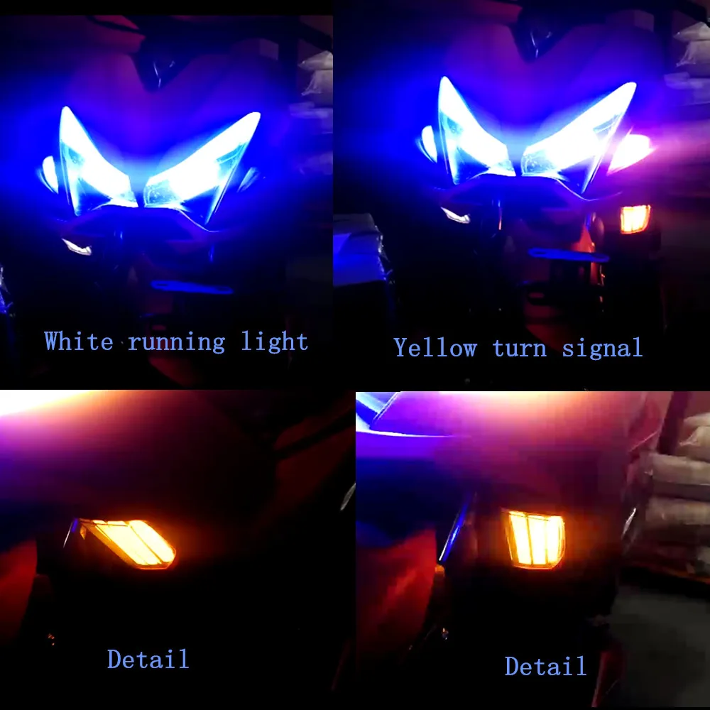 

Modified motorcycle parts turn light LED turnlamp turn signal yellow winker light for YAMAHA NVX NVX155 125 AEROX155 L155 GDR155