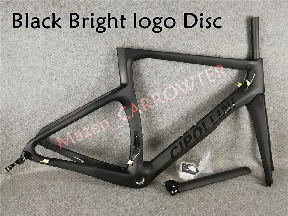 Черный Яркий логотип T1100 3K матовая NK1K диск карбоновые рамы Cipollini углеродное седло