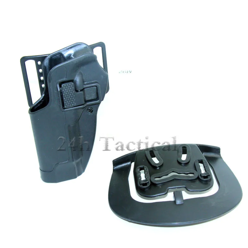 Tactical CQC Quick Left Hand Waist Paddle Belt Loop Pistol Holster Gun Case Pouch for Beretta 92 96 M9 M92