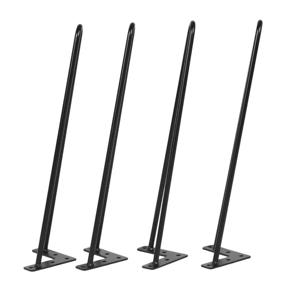 22 Inch Heavy Duty Two Rod Angled Design Coffee Dining Table Hairpin Legs Support Brackets Furniture Accessaries Black 22 Inch Heavy Duty Two Rod Angled Design Coffee Dining Table Hairpin Legs Support Brackets Furniture Accessaries Black