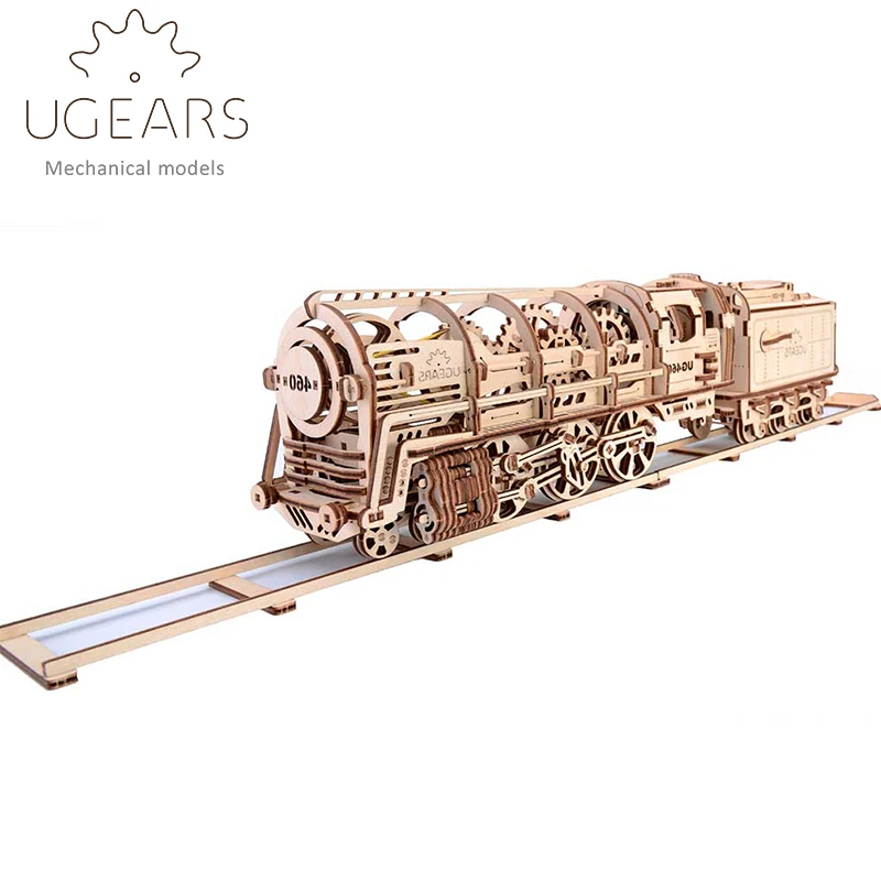 diy wooden locomotive lk701