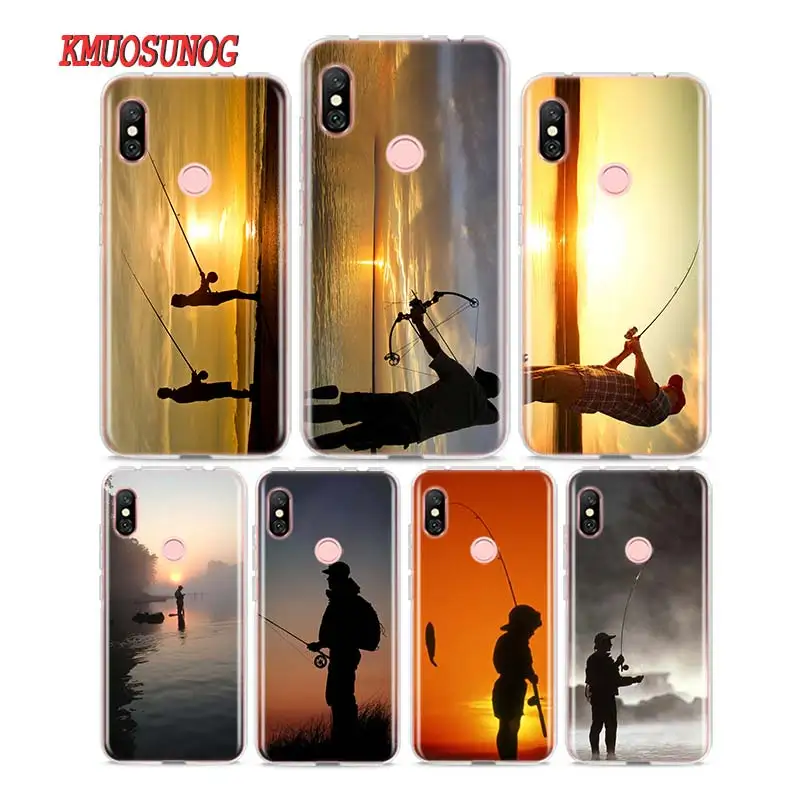 

Silicone Phone Case hunting fishing for Redmi 7 Y3 Y2 S2 Xiaomi Redmi Note 7 6 6A 5 5A Pro Plus 4 4X Cover