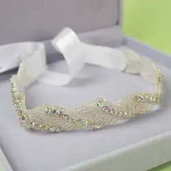 Люкс створки пояса Винтаж Цветочный Кристалл Rhinestone Невеста платье подружки невесты Ремни Роскошные Для женщин свадебное платье Широкие