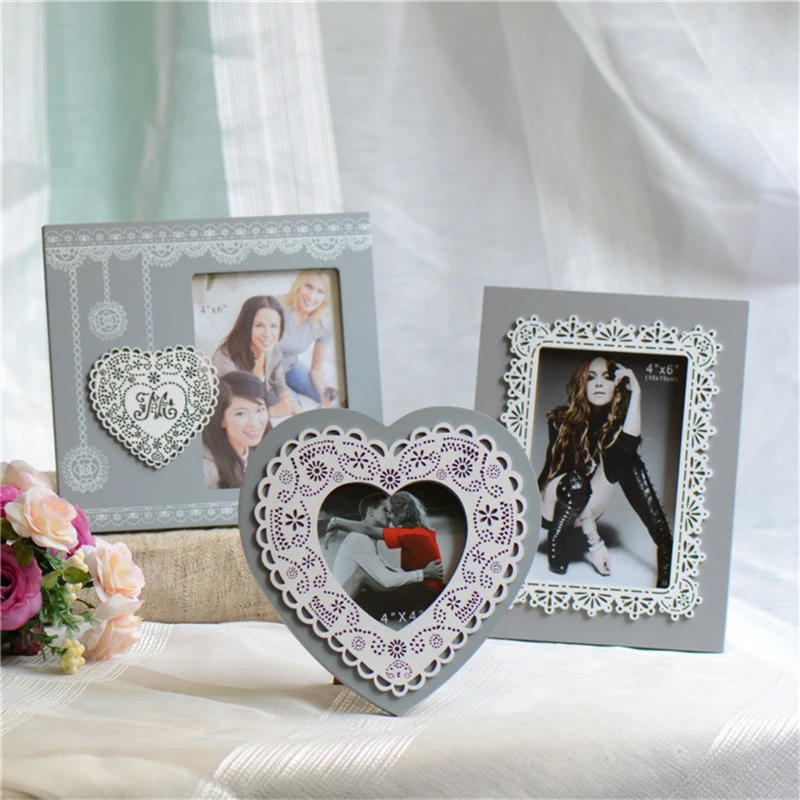 17 Retro Europaischen Vintage Weiss Herzform Blume Wohnkultur Hochzeit Bilderrahmen Harz Dekoration Rahmen Photo Framework Wedding Picture Framesphoto Frame Aliexpress