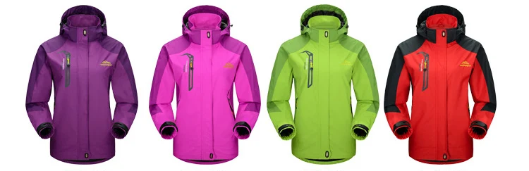 LoClimb Мужская и Женская водонепроницаемая походная куртка для кемпинга, походная куртка для альпинизма, ветровка для треккинга, дождевик, одежда, спортивные куртки, AM163