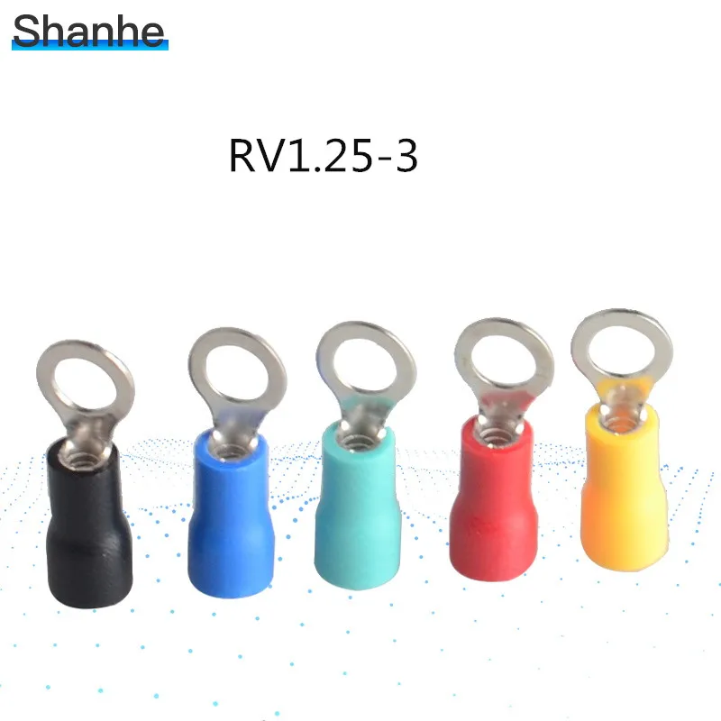 

Insulated Ring Terminals, ring insulated terminals RV1.25-3