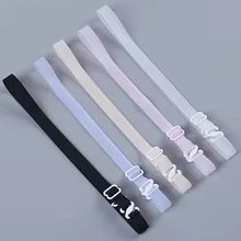 1 см, ширина 1,5 см, ширина 1,8 см, женские прозрачные бретельки для бюстгальтера, Нескользящие регулируемые невидимые бретельки для бюстгальтера, силиконовые аксессуары для бюстгальтера