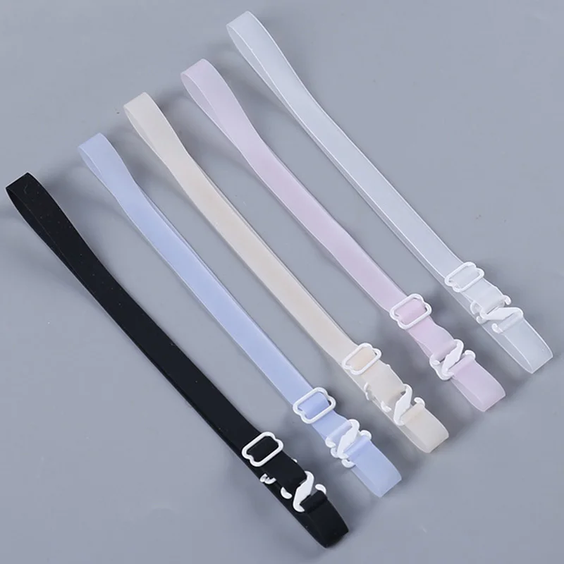 Buy 1cm 1.5cm 1.8cm Wide Women Clear Bra Straps Non