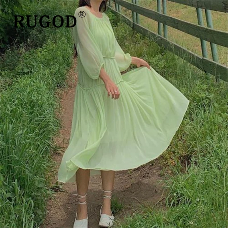 light green summer dress