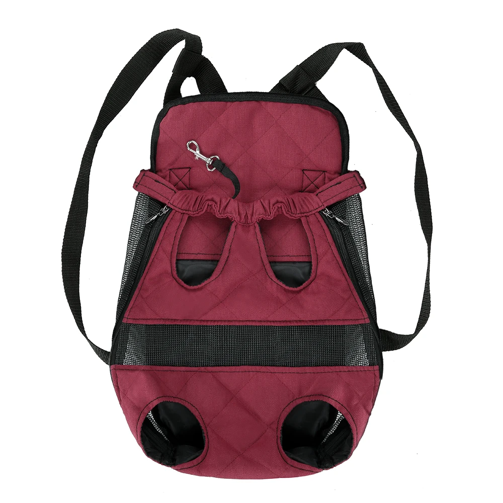 

Anself Breathable Cute Canvas Pet Bag Puppy Dog Cat Carrier Head out Front Chest Backpack for Outdoor Travel Use
