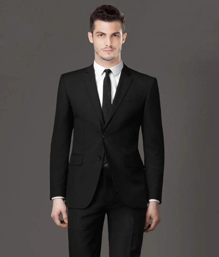 Jbersee 2 предмета Slim Fit Костюмы Для мужчин Для мужчин S Костюмы Бизнес свадебный смокинг жениха Куртки и Брюки для девочек мужской костюм комплект плюс размеры XXS-4XL
