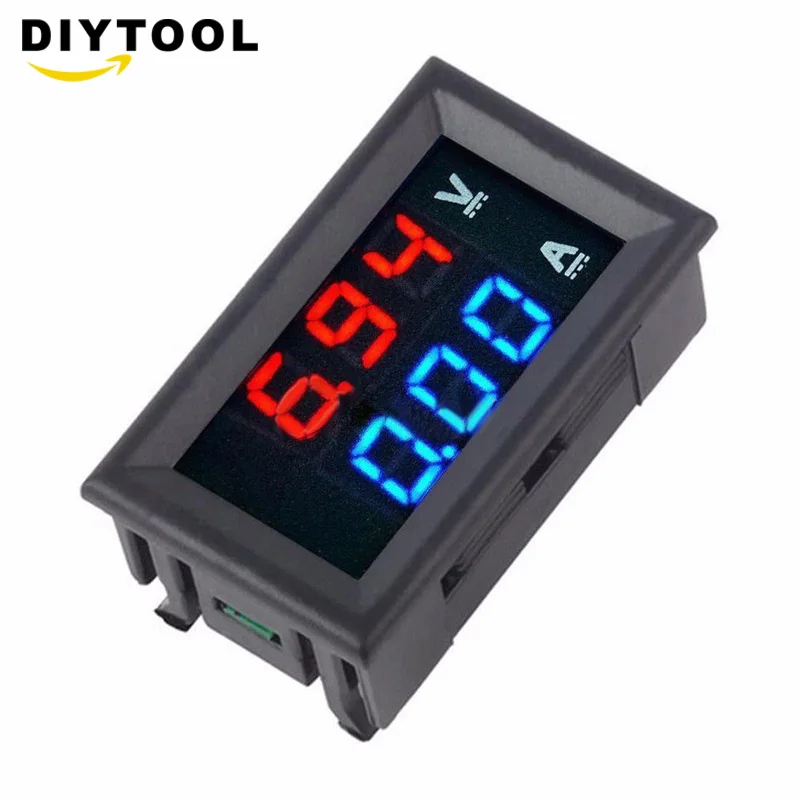 

DC100V10A Digital Voltmeter Ammeter Blue Red LED Amp Dual Digital Volt Meter Tester Gauge ammeter voltimetro amperimetro