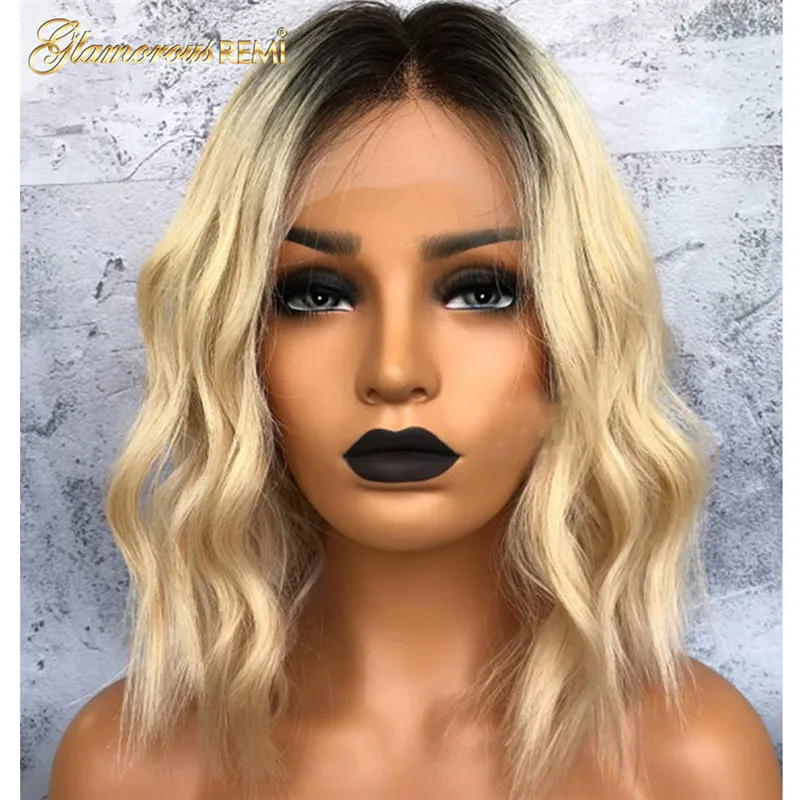 613  short bob wavy lace wigs  (7)
