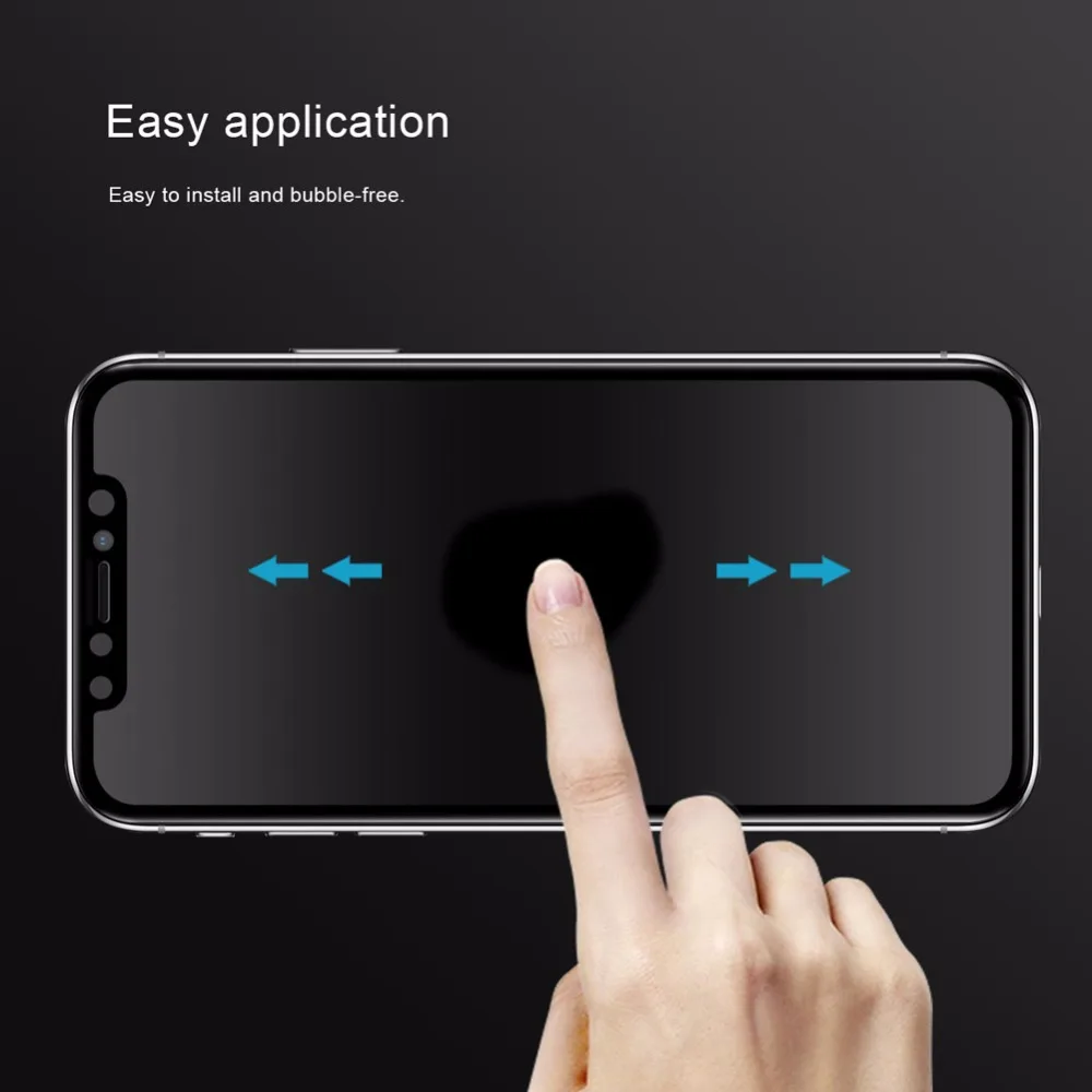 Антишпионское закаленное стекло Nillkin для iPhone 11 Xr Защитное экрана с антибликовым
