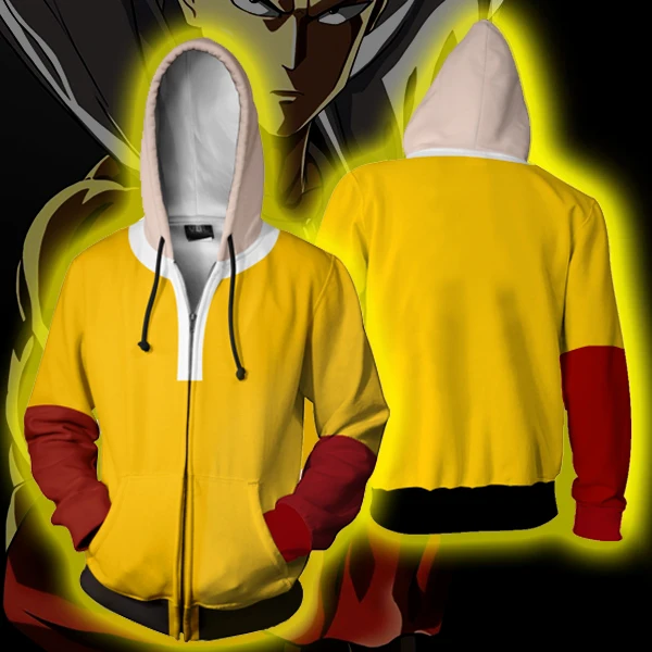 Костюм Сайтамы ONE PUNCH-MAN толстовка с 3D-принтом свитер для костюмированной игры