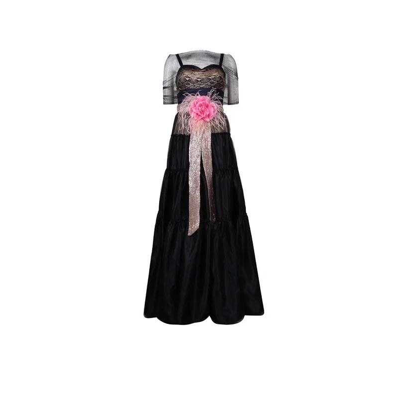 Мода знаменитостей без рукавов женщин макси Vestidos Вечеринка элегантный, на бретельках одежда для бега оптом