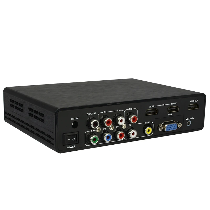 Многофункциональный 4K hd конвертер все сигналы vga cvbs usb ypbpr hdmi к hdmi Поддержка всех источников сигнала и hd дисплей устройства