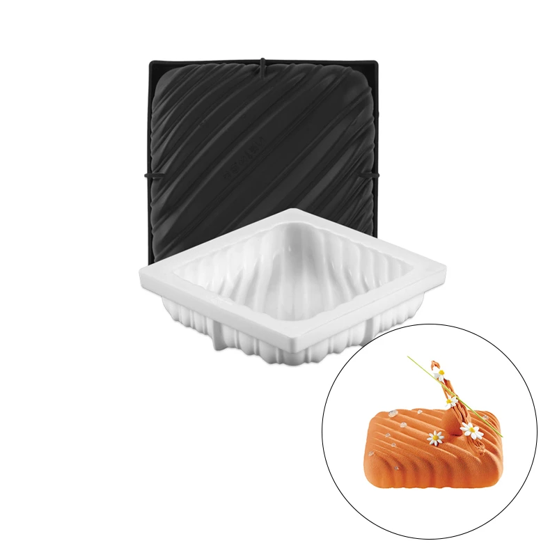 

3D Silicone Cake Mold Baking Decoration Tools Mousse Cake Pan Non-stick Silicone Molds For Kitchen Bakeware