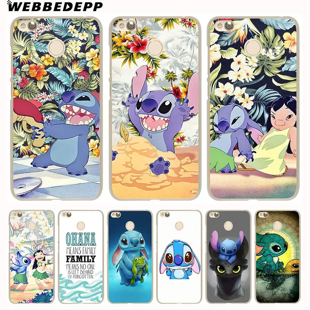 

WEBBEDEPP LILO AND STITCH OHANA FAMIL Phone Hard Case for Xiaomi Mi 8 9 SE 5S 5X 6X 6 5 Mi A1 A2 Lite F1 Mix 2S MAX 3 Cover