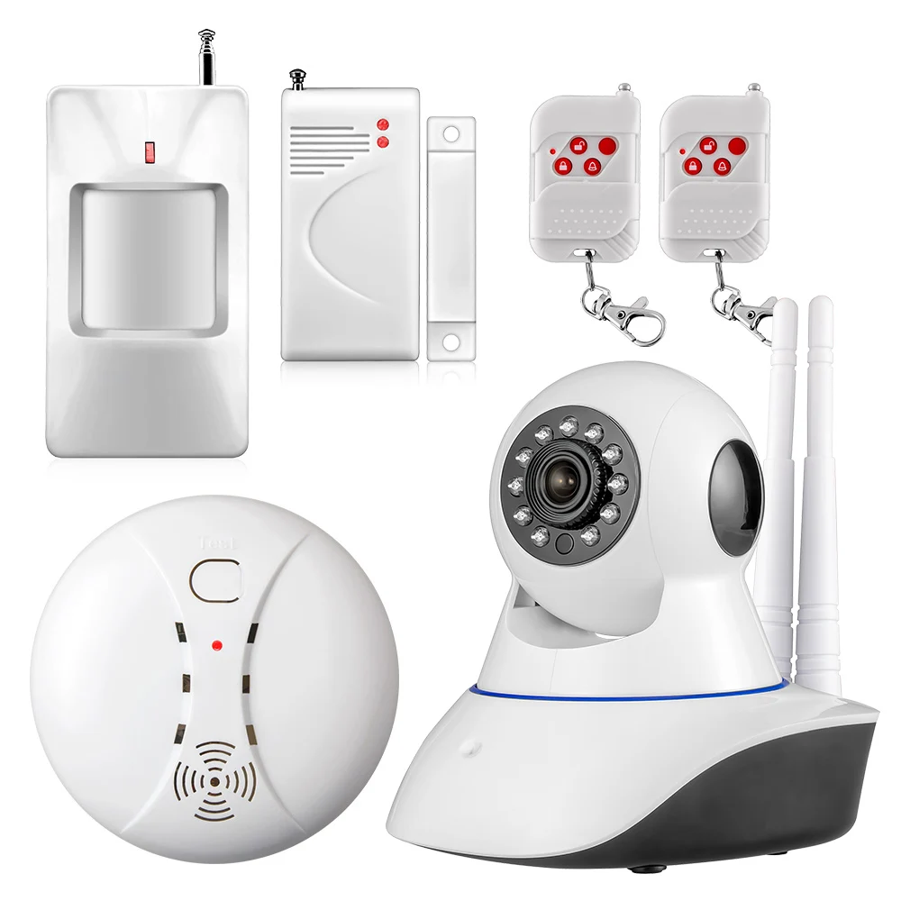720P Network WIFI IP camera Wireless door Sensors PIR Megapixel HD