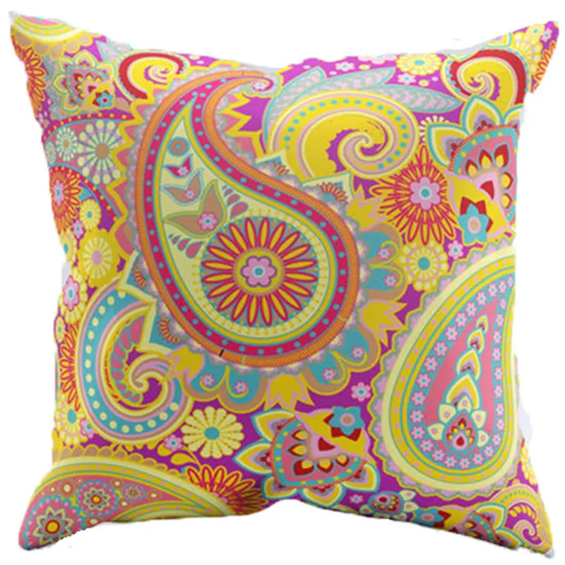 غطاء الوسادة s جديد البوهيمي نمط الكتان القطن مزيج غطاء وسادة المنزل كنبة مكتب مربع كيس وسادة الزخرفية غطاء الوسادة s