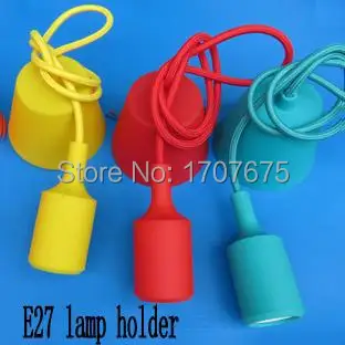 

DIY pendant light 100cm wire E27 lampholder Hanging light fixture.only lamp,No bulbs Free Shipping