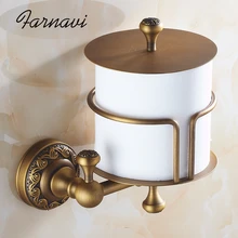 Toilet Roll Paper Holder Rack Hanger Special Design Brass Carving Antique Brushed Bathroom Accessory Fittings