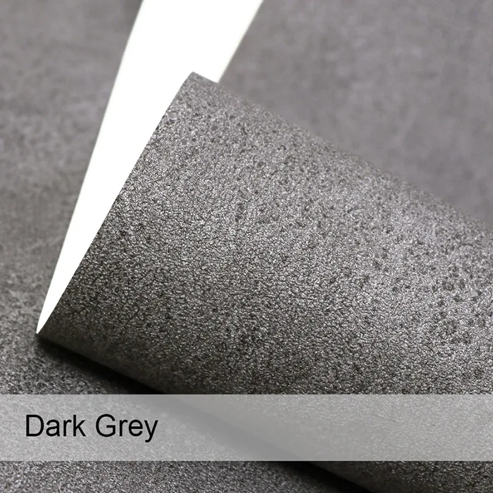 Ретро Ностальгический цемент серый ПВХ Отшелушивающий водонепроницаемый обои Ресторан магазин одежды обои гостиной Papel де Parede - Цвет: Темно-серый