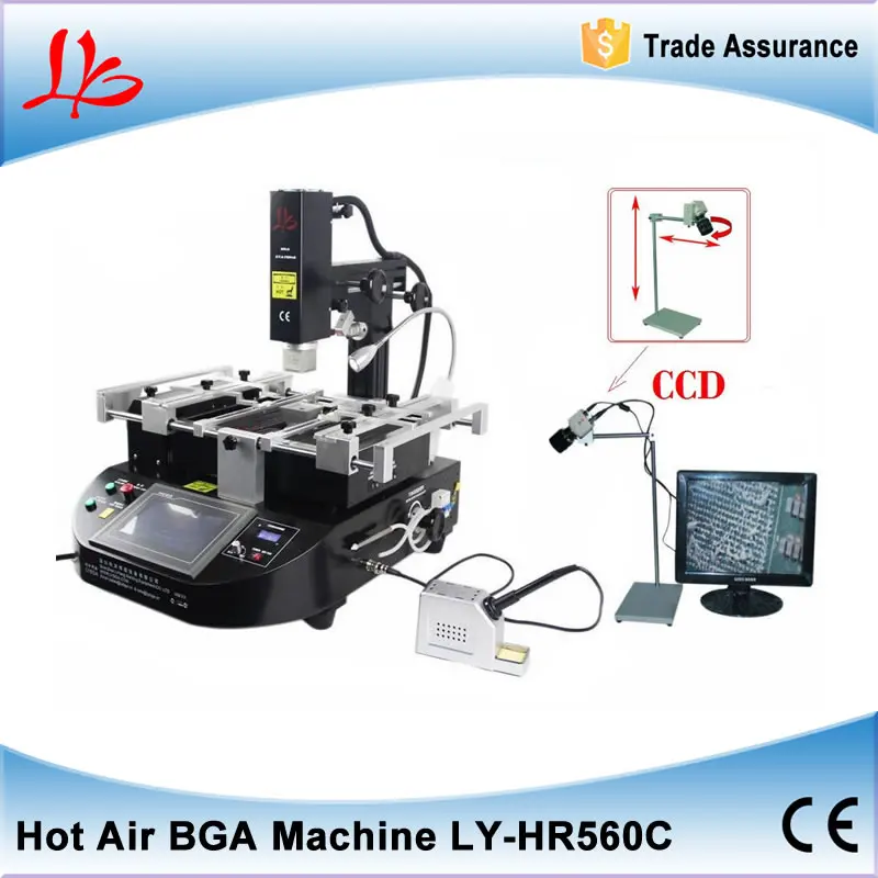 LY HR560C BGA touch screen repair machine 3 temperature area with Cobra
