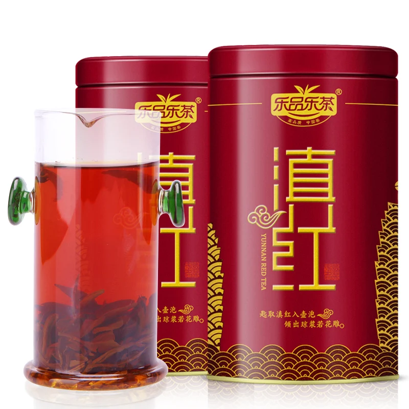 2 шт. 80 г Диан Hong красный Biluochun Кунг Фу Юньнань Fengqing черный чай Топ класс 160 золотой бутон Dianhong Bi чай Ло Чунь