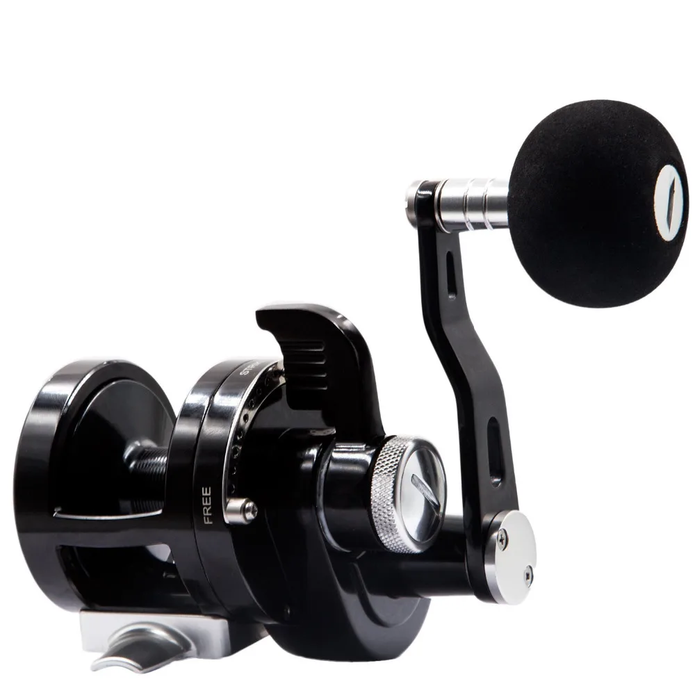 

Right Hand Kit Pesca Round Baitcasting Reel Saltwater Fishing Reel 7BB 4.5:1 Trolling Carp Reel drag CNC