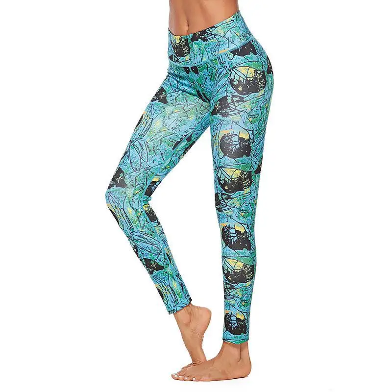 

Women High Elastic Fitness Sport Leggings Pants Slim Running Sportswear Sports Pants Trousers Clothing