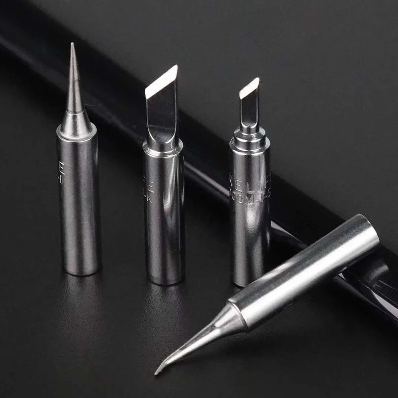

4Pcs/lot Soldering Iron Tips 900M-T-I/IS/K/SK Lead Free Fast Heating Welding Tips for 936 Soldering Iron Head Replacement