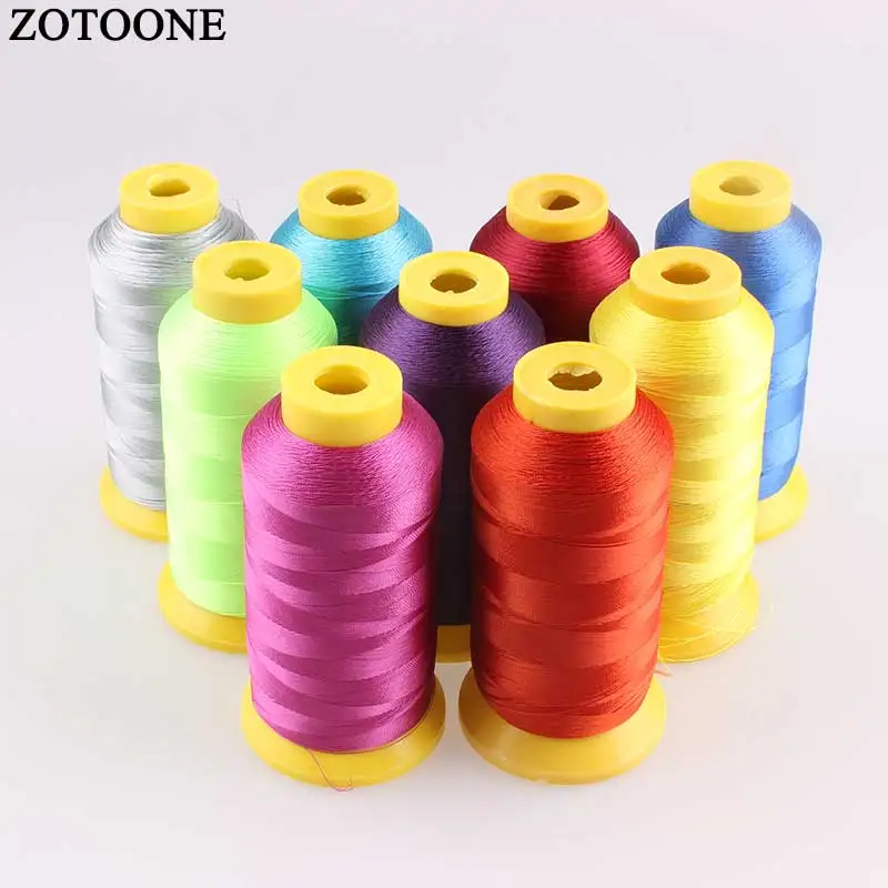 Швейная нить ZOTOONE 150D для ниток оверлока Полиэстровая швейная джинсы Garn Craft