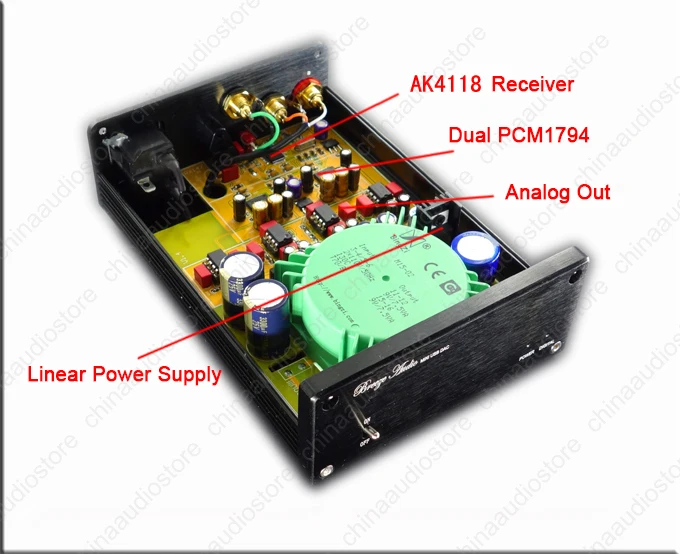 WEILIANG Аудио двойной PCM1794 AK4118 HiFi DAC оптический коаксиальный 24bit PCM1794 DAC LME49720 LME49710 OPAMP для аудио CD-плеера