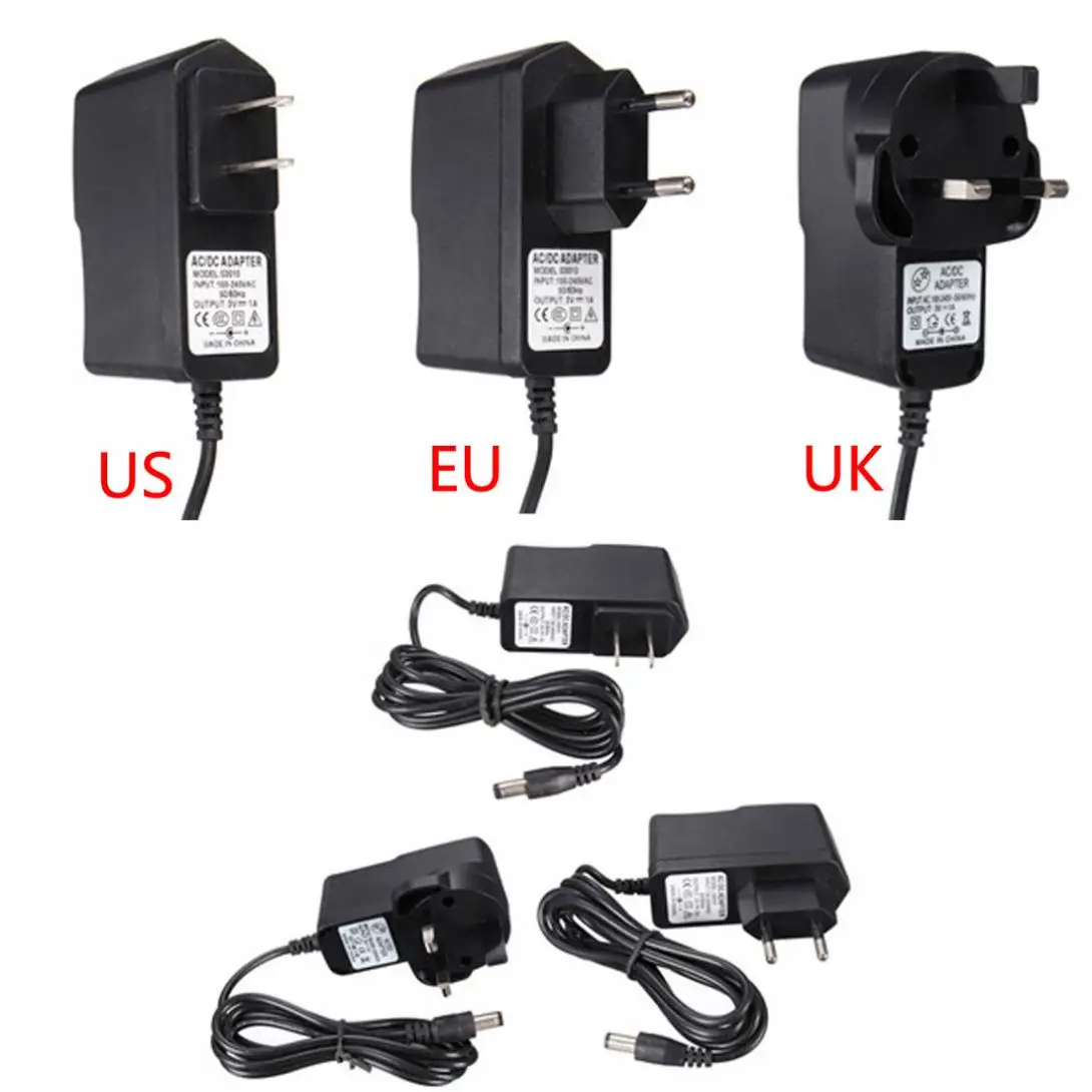 

US /Universal EU / UK Plug DC 3V 1A Power Supply Adapter 100-240 AC Charger