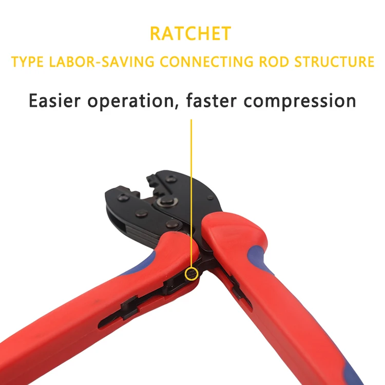 LY-30J обжимной инструмент для 22-10 AWG 0,5-6.0mm2 изолированных автомобильных терминалов и соединители обжимные плоскогубцы провода