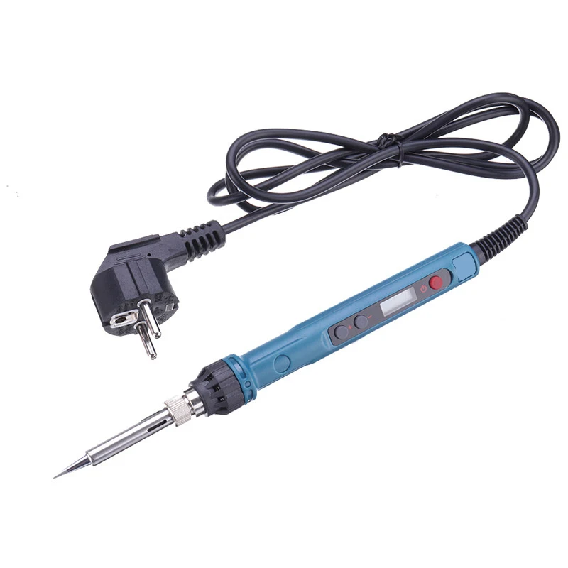 

D60W 110V/220V Electric Solder Iron LCD Digital Thermostat LCD Display Sleep Function Plug-IN Core Welding Tool Durable