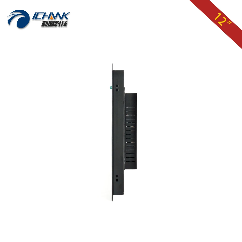 ZQ120TN-DV2/1" дюймов 1024x768 4:3 DVI VGA мощность на загрузке металлический корпус Встроенный Открытый каркас промышленный многофункциональный кабель для монитора экран дисплея