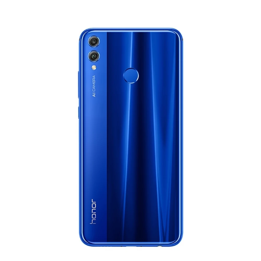 Глобальная версия Honor 8X, мобильный телефон, Безель, 6,5 дюймов, 4 Гб, 128 ГБ, Восьмиядерный, 20 МП, 3750 мА/ч, отпечаток пальца, Android 8,1